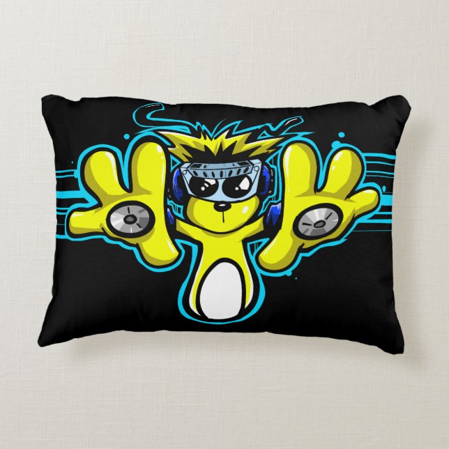 Audio Dog-1 Akzent Kissen (Rückseite)