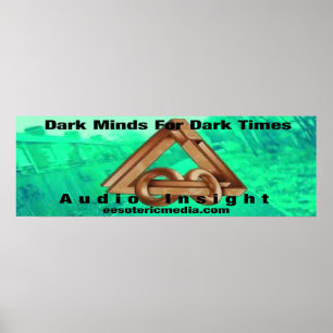 Audio Einblick: Poster Dark Minds For Dark Times