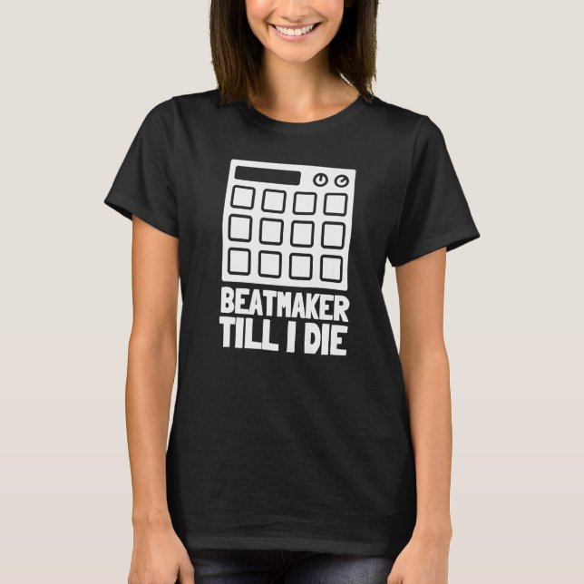 Audio Engineer Beatmaker und Soundguy Drumpad T-Shirt (Vorderseite)