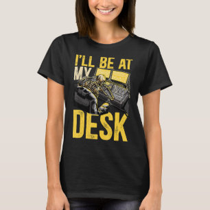 Audio Engineer Ich bin bei meinem Desktop Sound En T-Shirt
