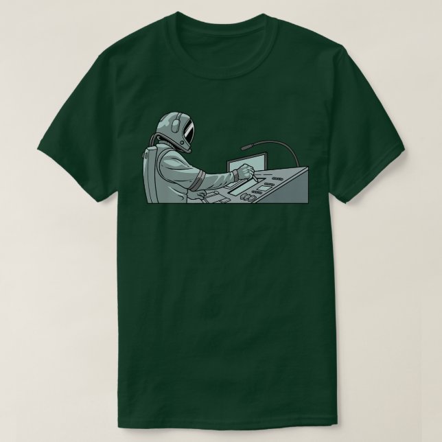 Audio Engineer  Music Astronaut Studio Guy Sound E T-Shirt (Design vorne)
