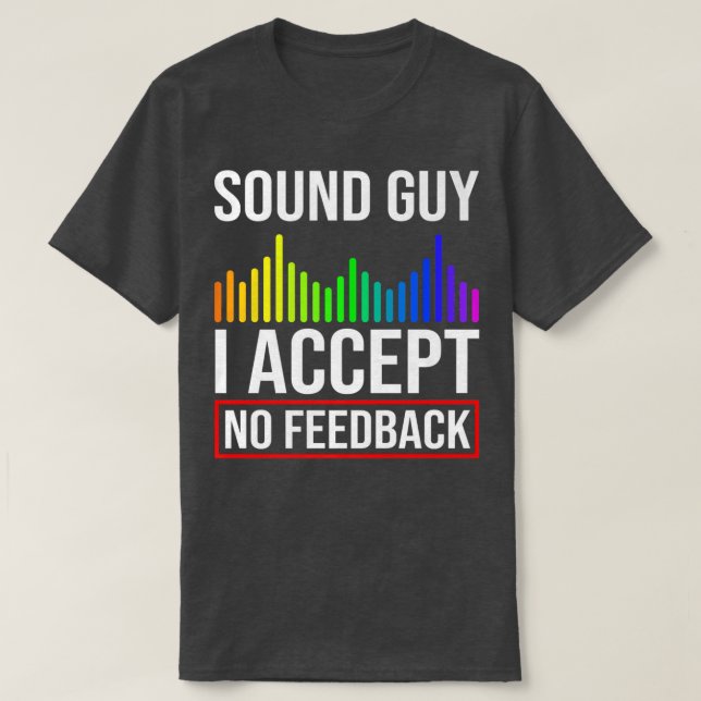 Audio Engineer Sound Typ Engineering Music T-Shirt (Design vorne)
