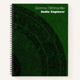 Audio Engineer Spiral Notebook Notizbuch