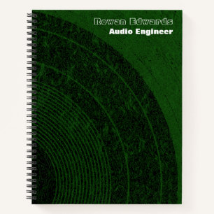 Audio Engineer Spiral Notebook Notizbuch
