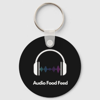 Audio Food Feed Schlüsselanhänger