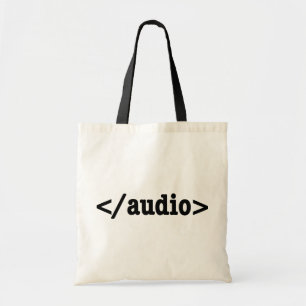 Audio-HTML5-Code beenden Tragetasche