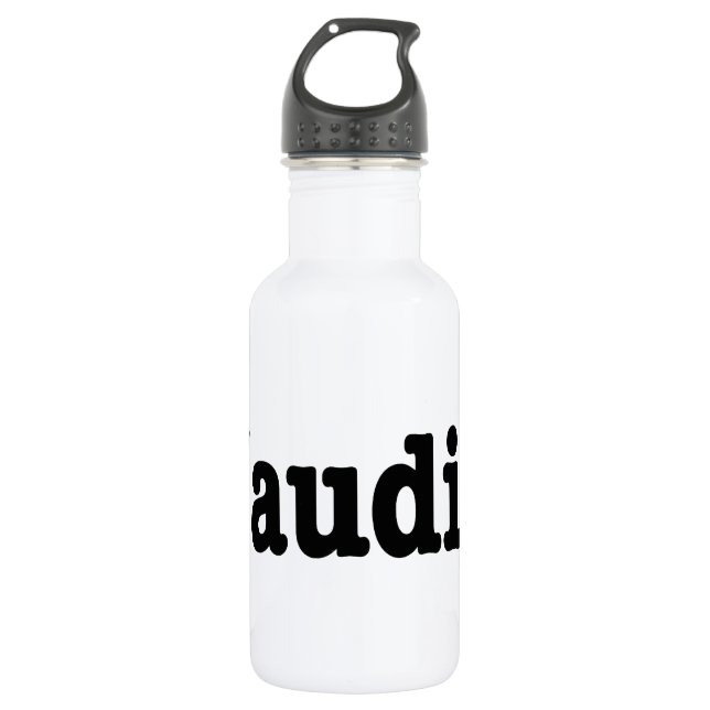 Audio-HTML5-Code beenden Trinkflasche (Vorderseite)