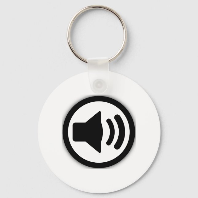Audio-Lautsprecher Schlüsselanhänger (Vorderseite)
