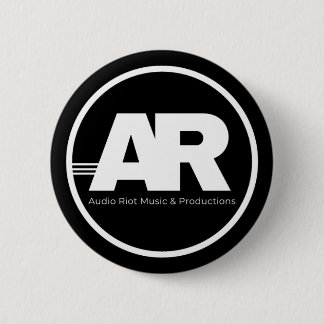 Audio Riot Logo Circle Pin Button