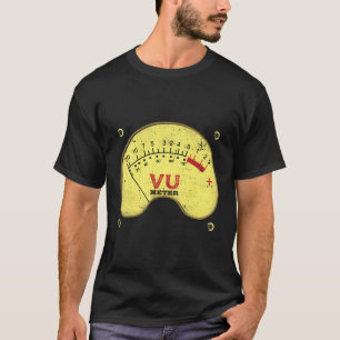 Audio Vu Meter Recording Engineers T-Shirt