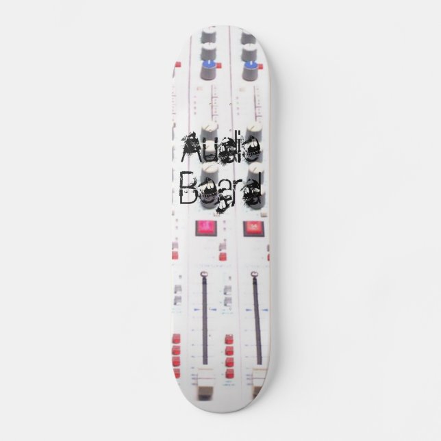 AudioBoard Bleichmittel Skateboard (Vorderseite)
