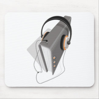 Audiobook Konzept Mousepad