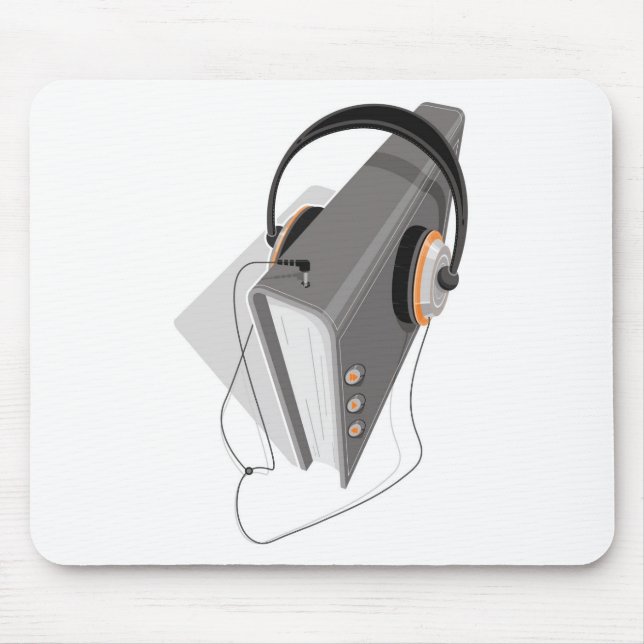Audiobook Konzept Mousepad (Vorne)