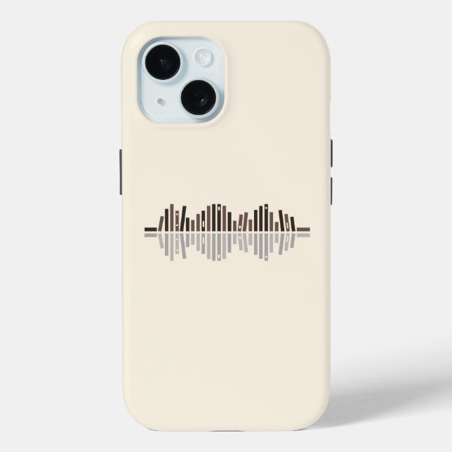 Audiobooks Bücher Sound Wave Symbol Case-Mate iPhone Hülle (Rückseite)