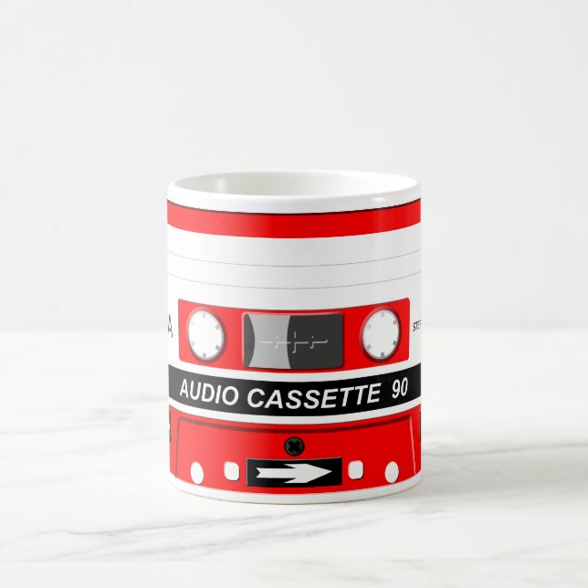 Audiokassette Kaffeetasse (Mittel)