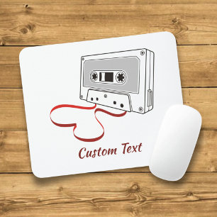 Audiokassette-Mauspad Mousepad
