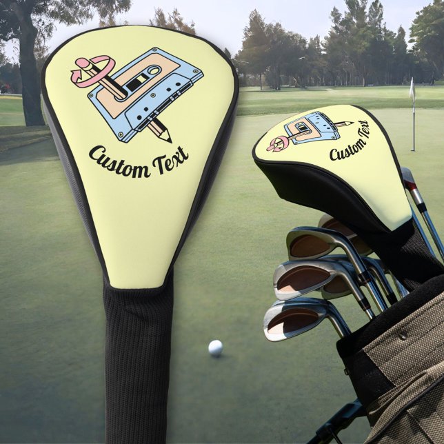 Audiokassette mit Stift Golf Headcover (Von Creator hochgeladen)