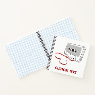 Audiokassette Notizbuch