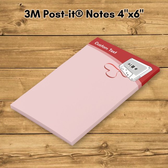 Audiokassette Post-it Klebezettel (Von Creator hochgeladen)