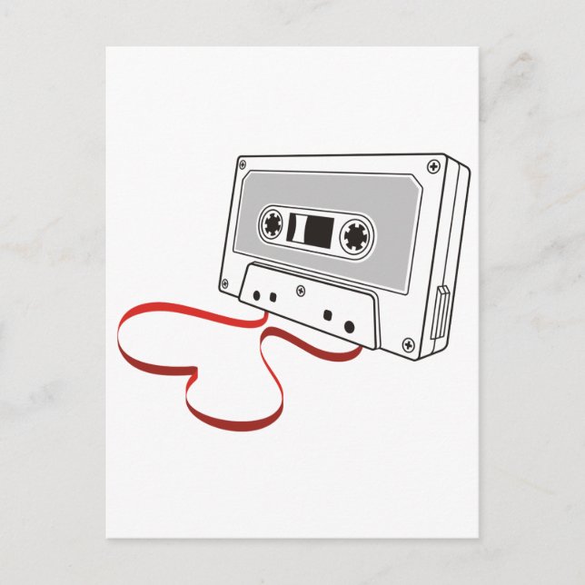 Audiokassette Postkarte (Vorderseite)