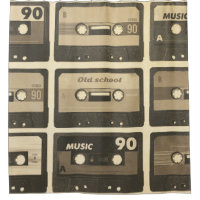 Audiokassette, Retro-Poster Hip-Hop.