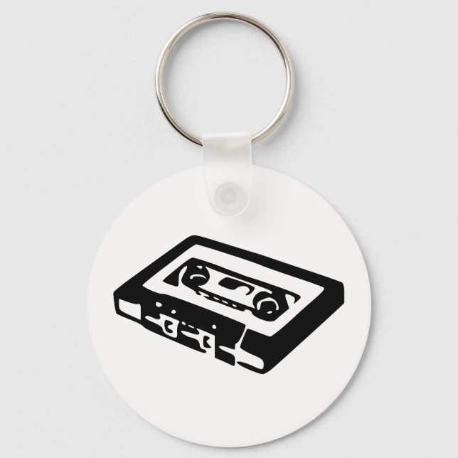 Audiokassette Schlüsselanhänger (Vorderseite)