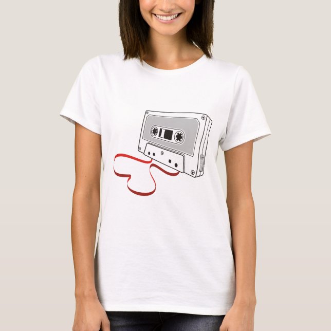 Audiokassette T-Shirt (Vorderseite)