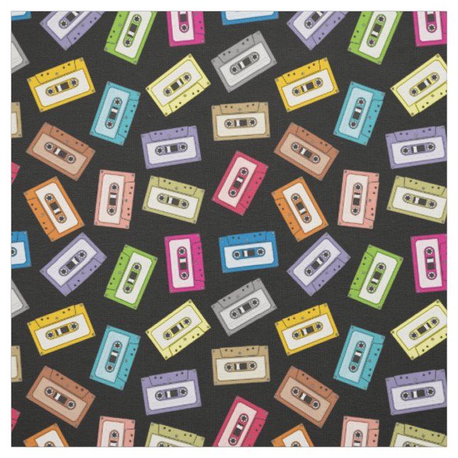 Audiokassetten-Muster Stoff (Muster)