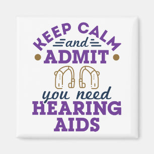 Audiologe Audiologie Funny Need Hörgeräte Magnet