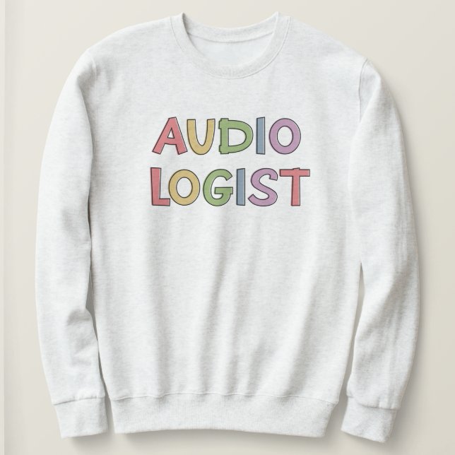 Audiologe Audiology Abschluss Gift Sweatshirt (Design vorne)