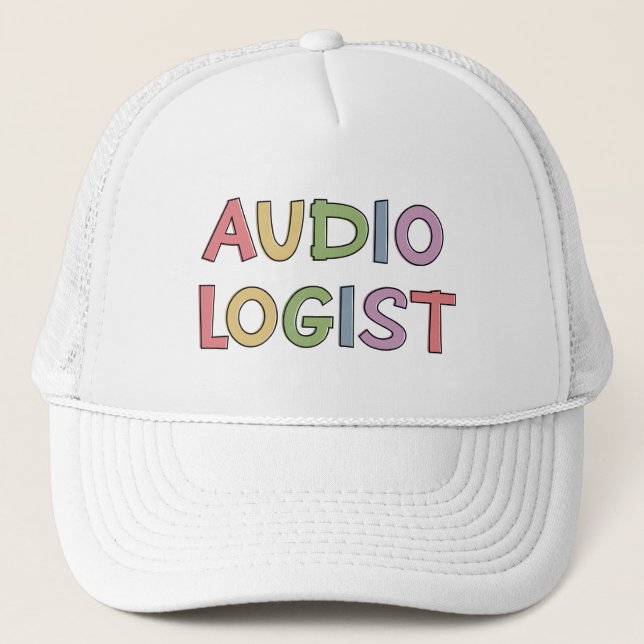 Audiologe Audiology Abschluss Gift Truckerkappe (Vorderseite)
