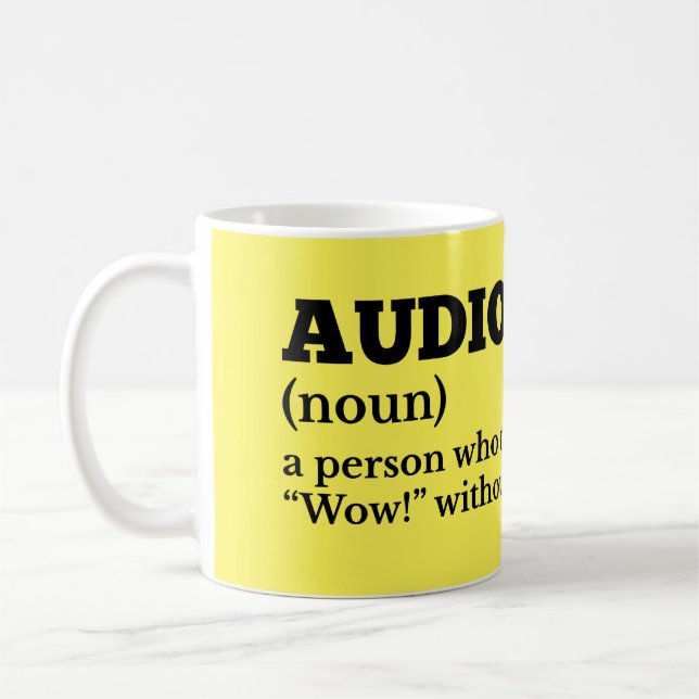 Audiologe Definition Coffee Cup Kaffeetasse (Links)