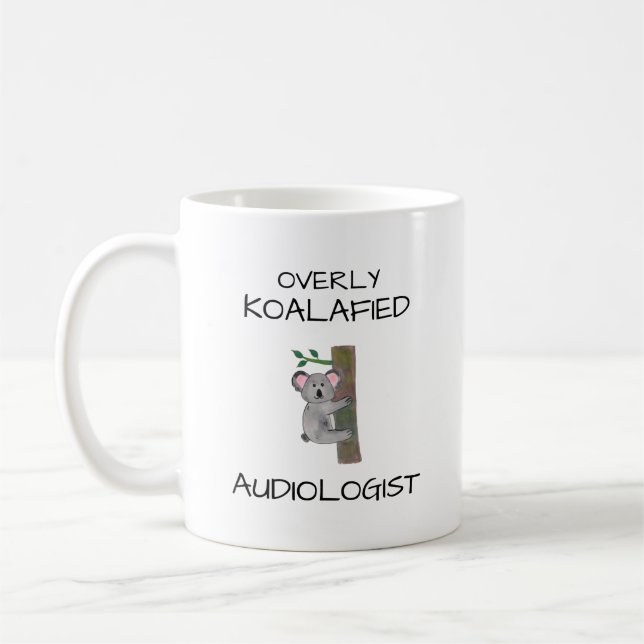 Audiologe, die Ärztin als Geschenkidee hören Kaffeetasse (Links)