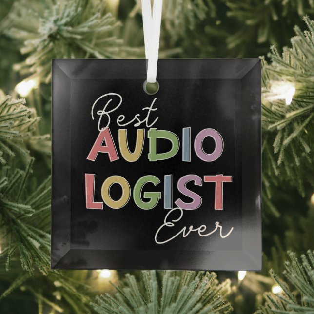 Audiologe Doktor für Audiologie Abschluss Geschenk Ornament Aus Glas (Insitu)