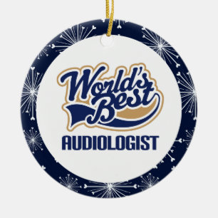 Audiologe-Geschenk-Verzierung Keramik Ornament