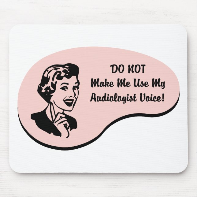 Audiologe-Stimme Mousepad (Vorne)
