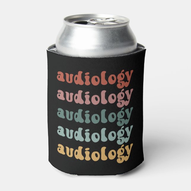 Audiologie | Doktor des Audiologen Retro Dosenkühler (Kanne Vorderseite)