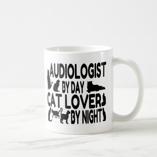 Audiologin Cat Lover Tasse (Rechts)