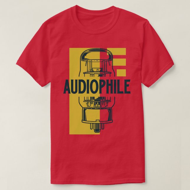 Audiophile Vakuumröhre T-Shirt (Design vorne)