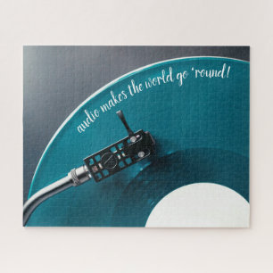 Audiophile Vinyl Album Lover Turntable Puzzle