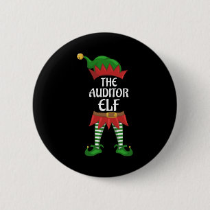 Auditor Elf Family Matching Group Weihnachts-Party Button