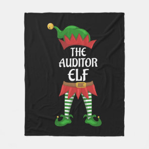 Auditor Elf Family Matching Group Weihnachts-Party Fleecedecke