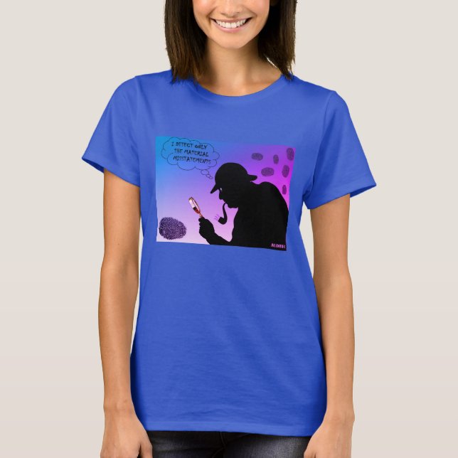 "Auditor:Ich erkenne nur die wesentlichen Fehlauss T-Shirt (Vorderseite)