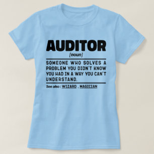 Auditor Noun Definition Company Mama Funny T-Shirt