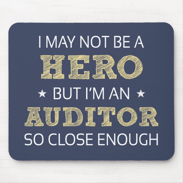 Auditor Spaß Novelty Mousepad (Vorne)