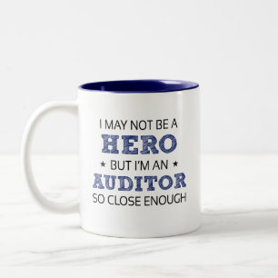 Auditor Spaß Novelty Zweifarbige Tasse