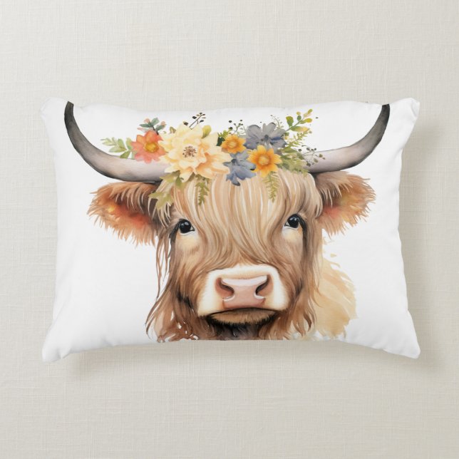 Audrey Cow Dekokissen (Vorderseite)