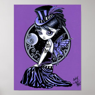 "Audrey" Gothic Viktorianisch Fairy Poster