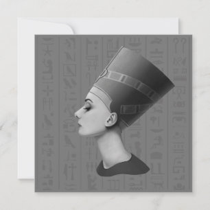 Audrey Hepburn Nefertiti Feiertagskarte