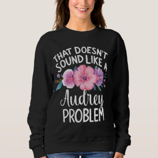 AUDREY Personalisierte Niedliche Blume Girls AUDRE Sweatshirt